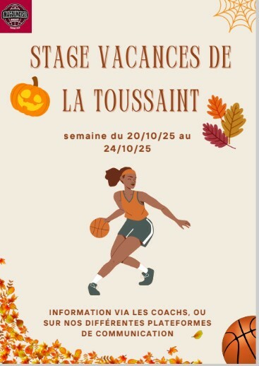 Stage de perfectionnement - vacances de la Toussaint 2025