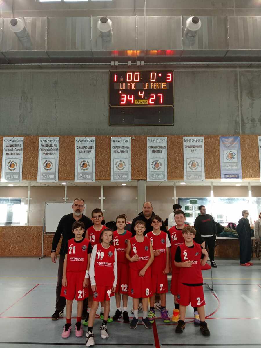 LA MAG Equipe U13 M2 - US LA FERTE BASKET