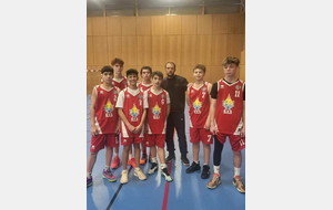 U15 Masculin - match en déplacement contre BC BALGENCIEN - 2 à 17H05 (GYMNASE ALAIN JARSAILLON - BEAUGENCY, départ de la Belle Jeunesse à 16H00)