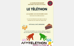 La Mag Basket soutient le Téléthon !