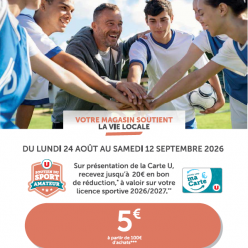Partenariat Licences sportives Hyper U Baule
