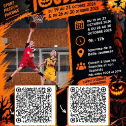 Stage Basket - vacances de la Toussaint 2026 du 26 au 30 octobre